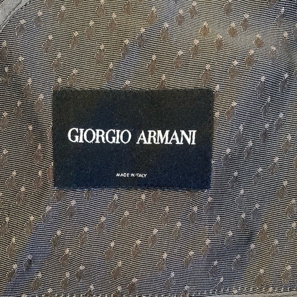 Giorgio Armani Belted Jacket Overcoat Draped Silhouette - Picture 6 of 13